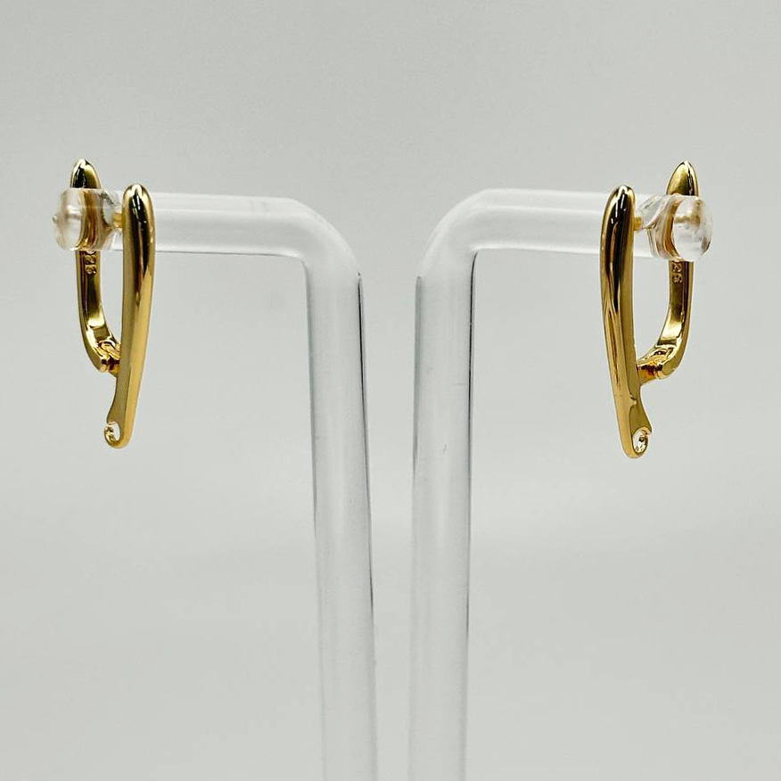 Швензы удлиненные цвет золото 23мм*2,5мм